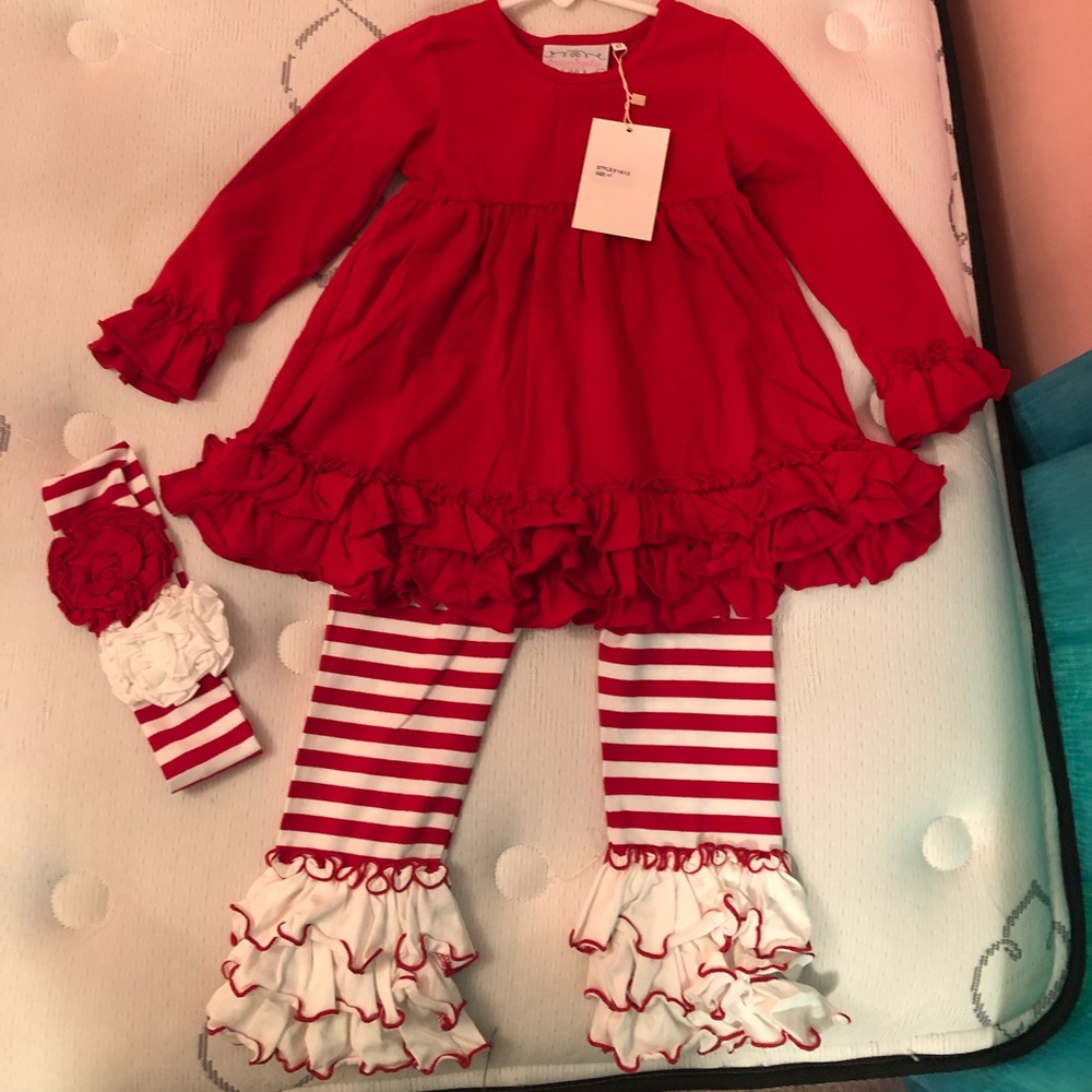 NWT Serendipity Christmas Set 4T